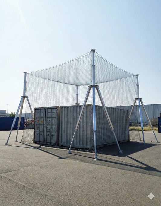 Einfache Drohnenabwehr mit Netzen: Das Bautri-System als flexible Trägerlösung gegen FPV-Drohnen