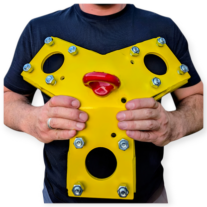 SET 1: 3x Form-on Stützen B/D300 und 1x Bautri "Work"