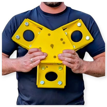 SET 1: 3x Form-on Stützen B/D300 und 1x Bautri "Work"