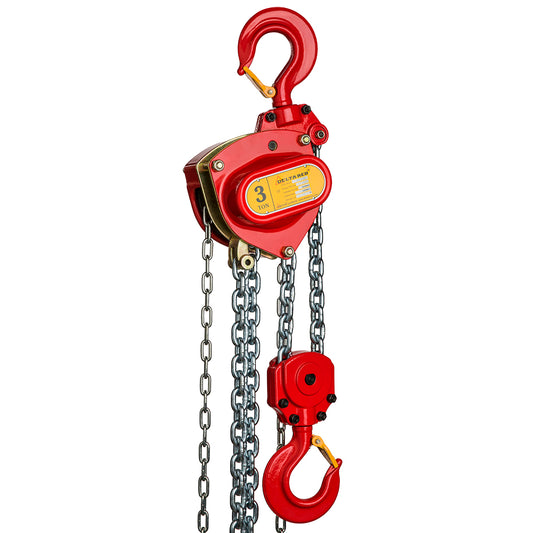 DELTA RED Premium 3t Stirnradkettenzug mit 3m Hubhöhe