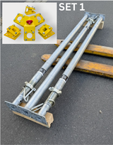SET 1: 3x Form-on Stützen und 1x Bautri "Work" – Bild 5